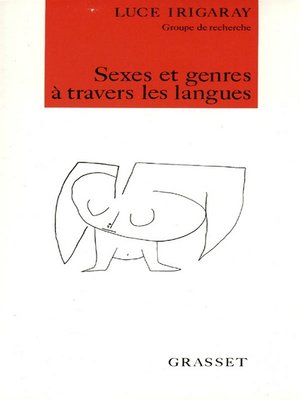cover image of Sexes et genres à travers les langues